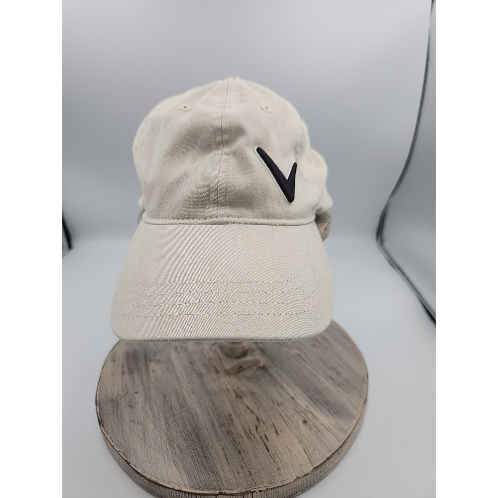 Callaway Golf Fitted Hat Khaki/Tan TekFlex 98% Cotton‎ Cap XLG